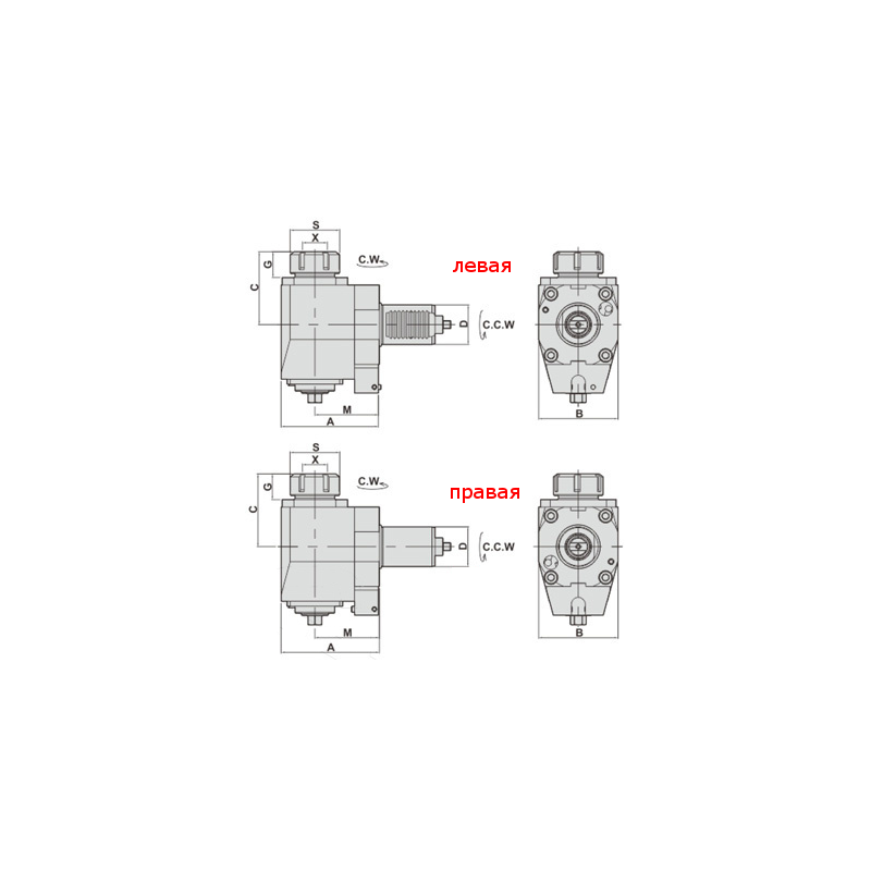 Головка сверлильно-фрезерная FR30-1809-ER25-55