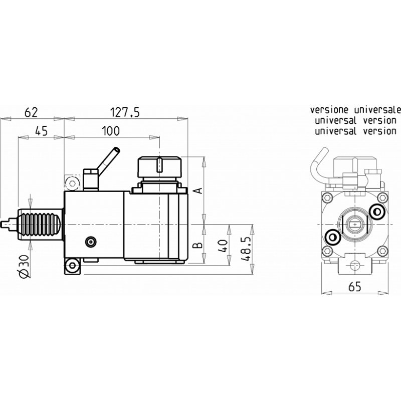 Головка сверлильно фрезерная DUP0522125(FR/L30ER25H100CH36 ex)