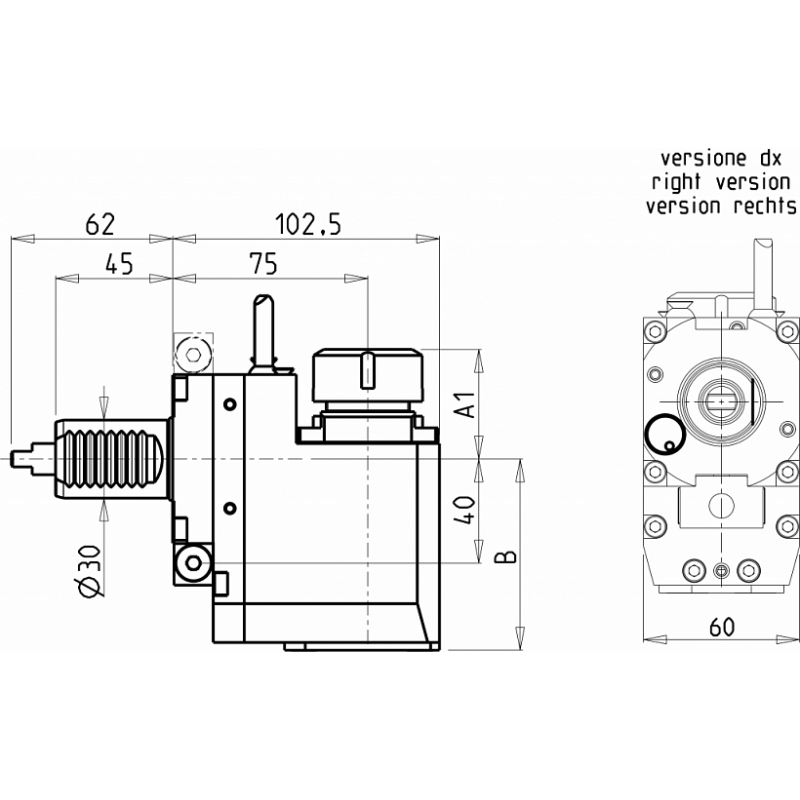 Головка сверлильно фрезерная DUP0090125 (BR30ER25H75 ex) Головка сверлильно фрезерная DUP0090125 (BR30ER25H75 ex)