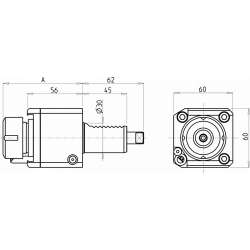 Головка сверлильно фрезерная DUP0070125 (DA30ER25 ex)