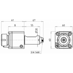 Головка сверлильно фрезерная SAU0070125 (DA30ER25CH36 ex)
