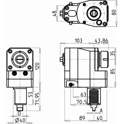 Головка сверлильно фрезерная 141DUP_R32_40A20 (BL40ER32H85CH13 ex)