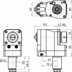 Головка сверлильно фрезерная 161BAR_R32_40C00