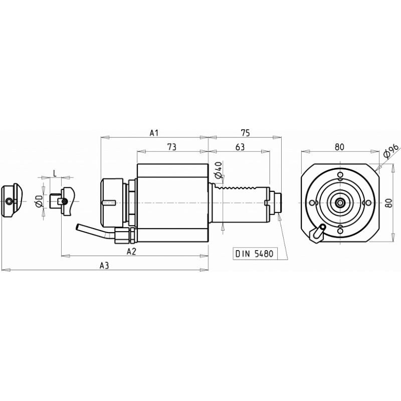 Головка сверлильно фрезерная 212SAU_A32_40D10 (DA40ER32CH41 int)
