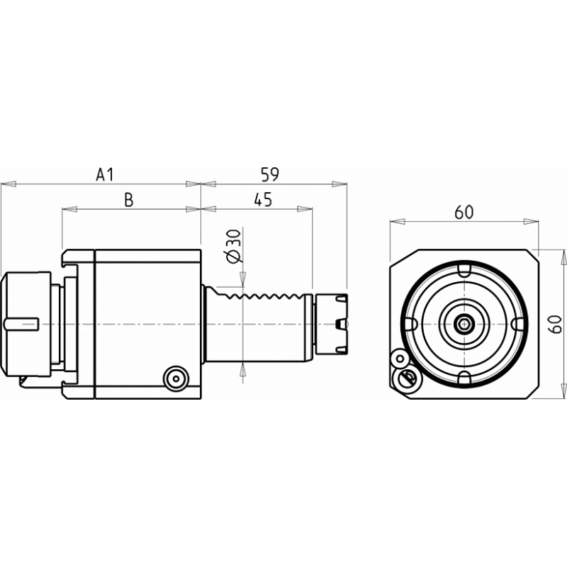 Головка сверлильно фрезерная BAR0040125 (DA30ER25 ex)
