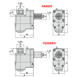 Головка сверлильно-фрезерная BL50-1809-40-90