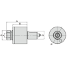 Головка сверлильно-фрезерная CWDA40-1809-ER32