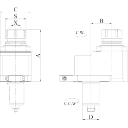 Головка сверлильно-фрезерная DA20-1809-16-29