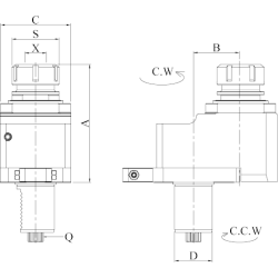 Головка сверлильно-фрезерная DA30-5482-25-29