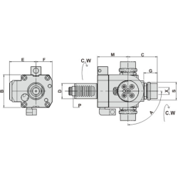 Головка сверлильно-фрезерная DA40-5480-25B