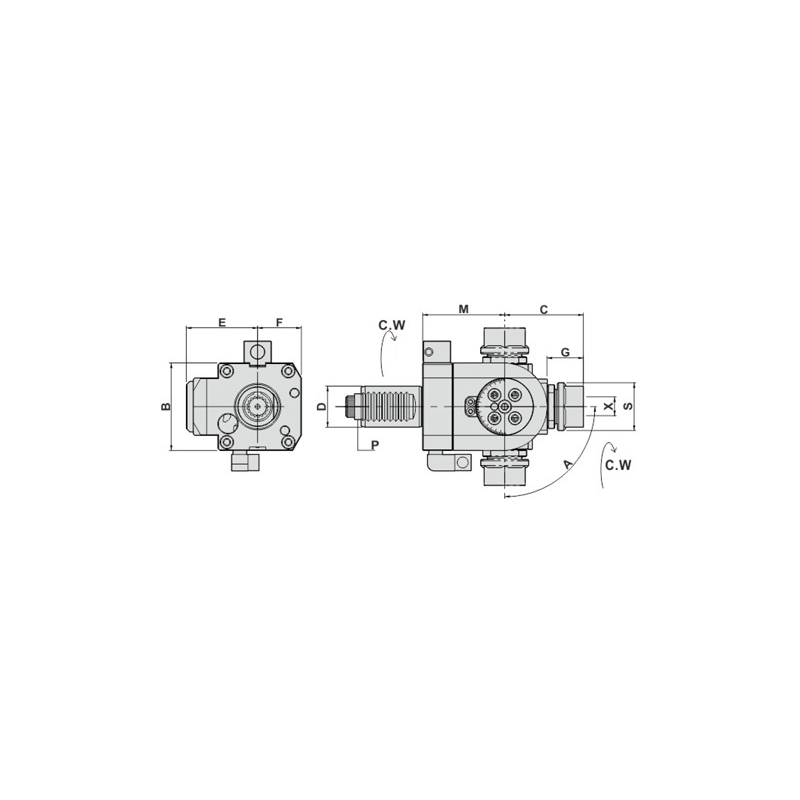 Головка сверлильно-фрезерная DA40-5480-25B