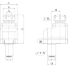 Головка сверлильно-фрезерная DA40-MT32-50