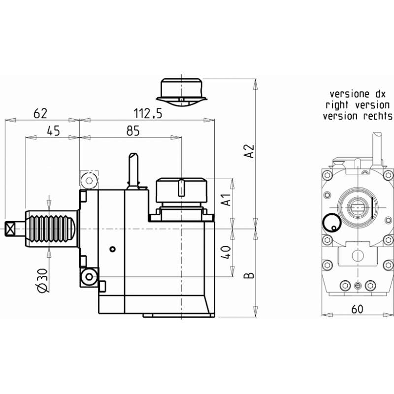 Головка сверлильно фрезерная DUP0100125 (BR30ER25H85 ex) Головка сверлильно фрезерная DUP0100125 (BR30ER25H85 ex)