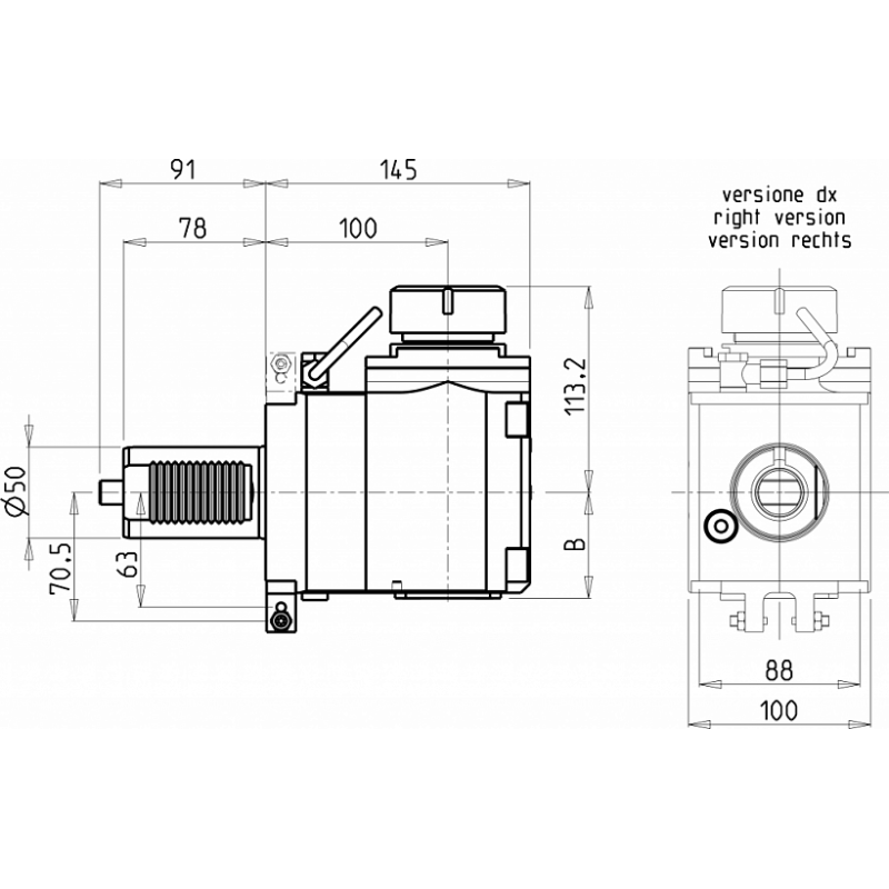 Головка сверлильно фрезерная DUP0200140 (FR50ER40 H100) Головка сверлильно фрезерная DUP0200140 (FR50ER40 H100)