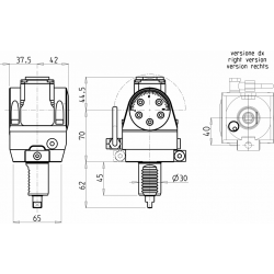 Головка сверлильно фрезерная с регулируеым углом ±90° (DUP0230116)