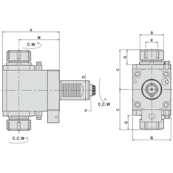 Головка сверлильно-фрезерная FL40-MT32-85D