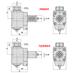 Головка сверлильно-фрезерная FR40-5480-32-100
