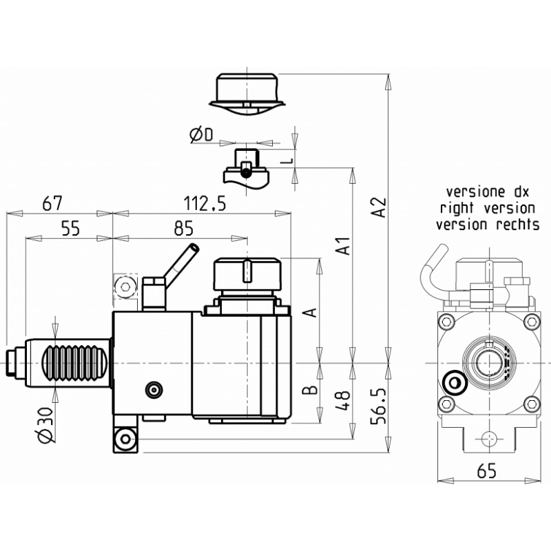 Головка сверлильно фрезерная SAU0080125 (FR30ER25H85CH36 ex) Головка сверлильно фрезерная SAU0080125 (FR30ER25H85CH36 ex)