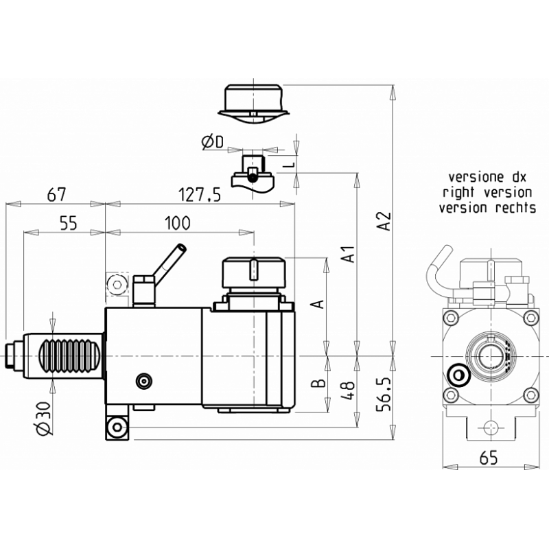 Головка сверлильно фрезерная SAU0160125 (FR30ER25H100CH36 ex) Головка сверлильно фрезерная SAU0160125 (FR30ER25H100CH36 ex)