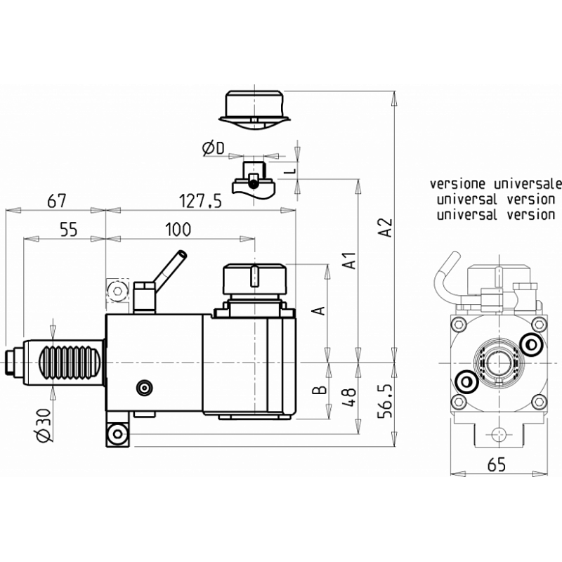 Головка сверлильно фрезерная SAU0162225 (FR/L30ER25H100CH36 int)