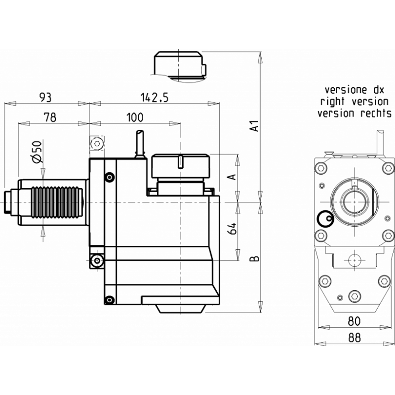 Головка сверлильно-фрезерная SAU0270140