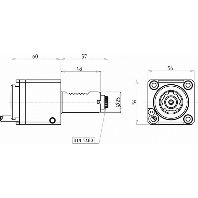 Головка сверлильно фрезерная SAU0390320 (DA25ERA20CH22 ex) Головка сверлильно фрезерная SAU0390320 (DA25ERA20CH22 ex)