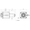 Головка сверлильно фрезерная SAU0550240 (DA40MTSK40 int DIN5480)