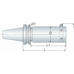 Борштанга BT40-BSB72-225