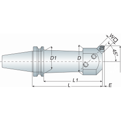 Борштанга BT50-BSA105-285
