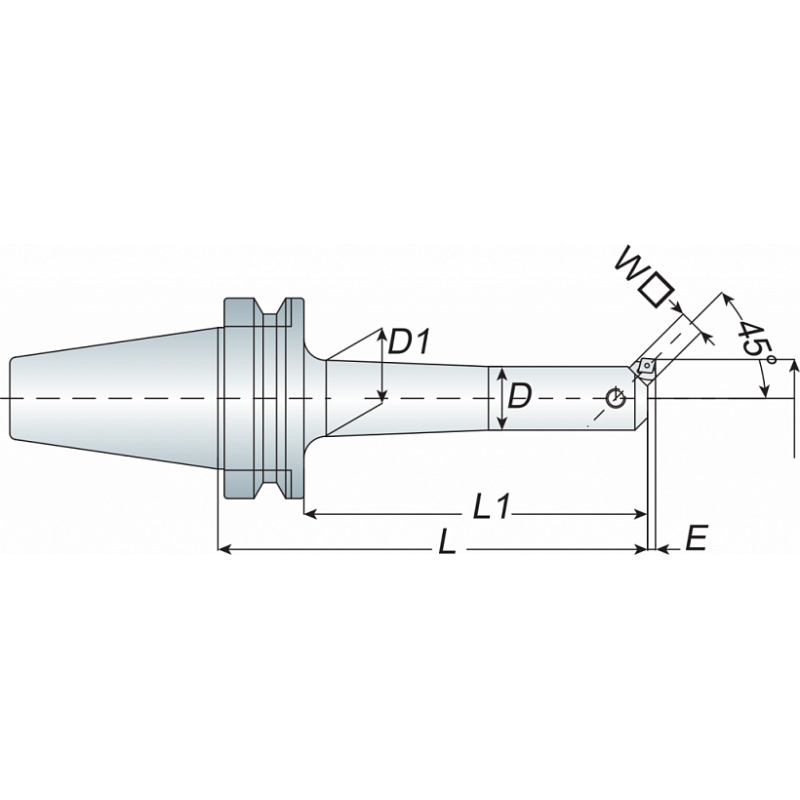 Борштанга BT50-BSA62-270