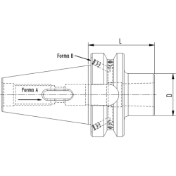 Оправка ISO50 MAS403BT H180 CM4 PUNTE