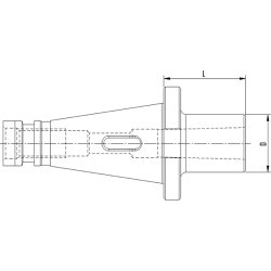 Оправка ISO50 DIN2080 H100 CM5 PUNTE
