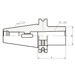 Оправка SK40-MTA1-45