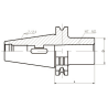 Оправка SK40-MTA1-45