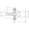 Оправка ISO40 DIN69871 H120 CM1 PUNTE