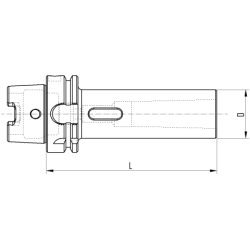 Оправка HSK50/F DIN69893 H100 CM1PUNTE