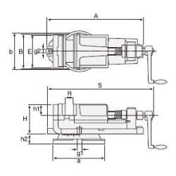 Тиски HKV-125