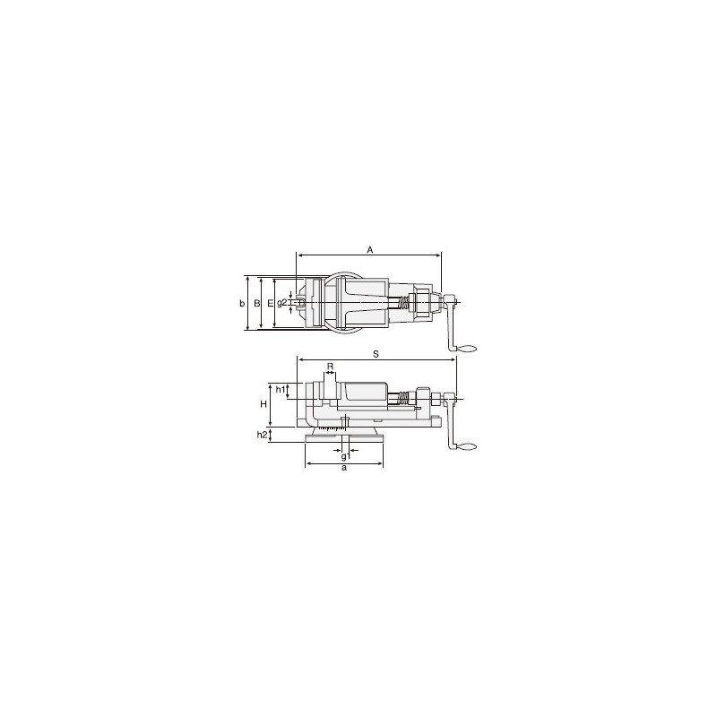 Тиски HKV-150 Тиски HKV-150