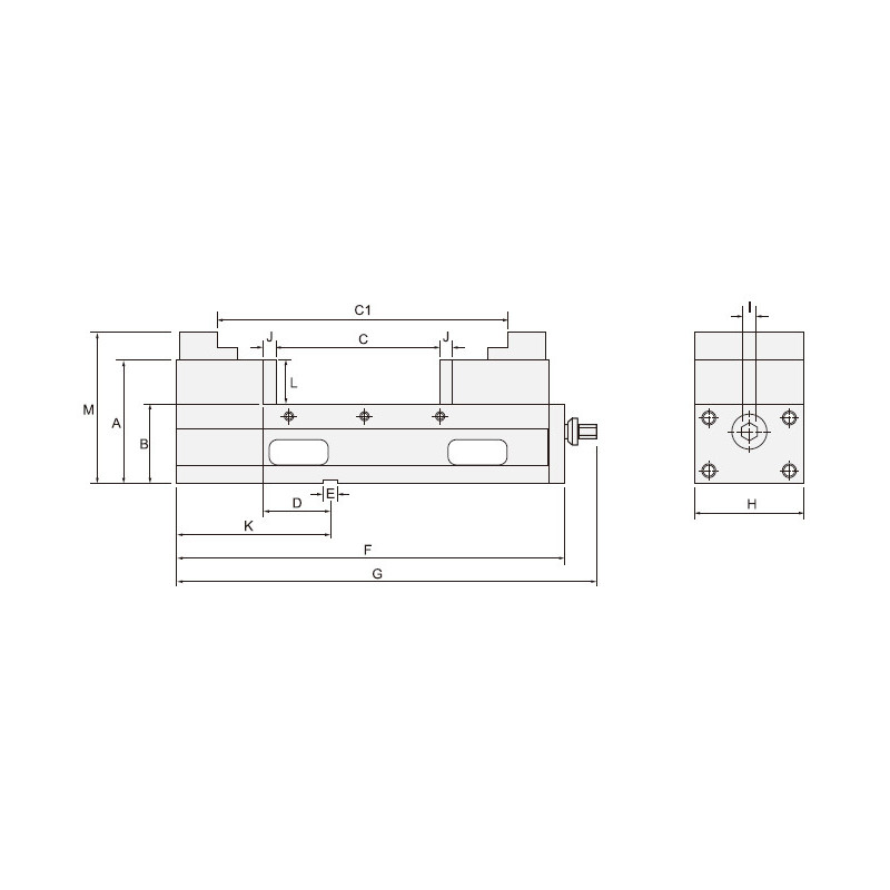 Тиски HPAC-100S Тиски HPAC-100S