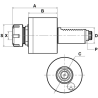 Головка резьбонарезная TDA30-5480-16