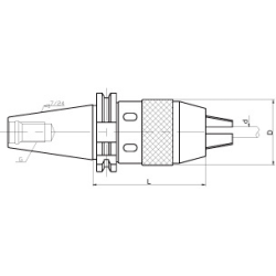 Патрон сверлильный SK50-KPU16