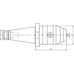 Патрон сверлильный DIN2080 ISO40 M./AUTOS. H90 D16