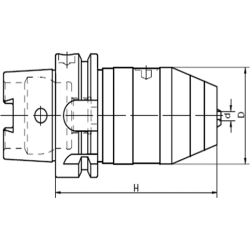 Патрон сверлильный HSK100/A M/AUTOS./FORI H111 D16