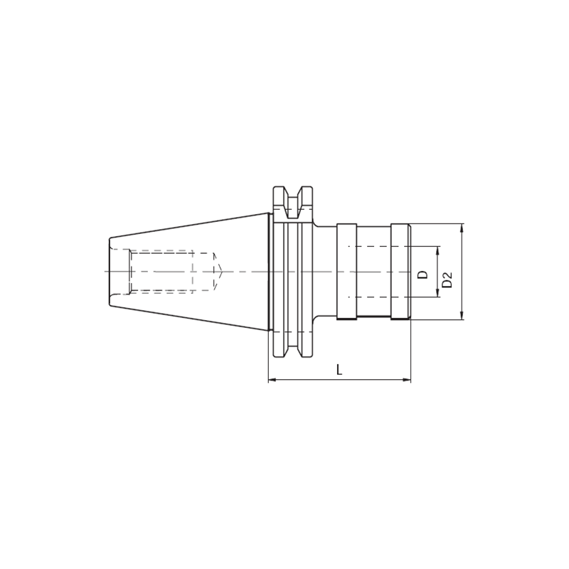 Патрон резьбонарезной ISO40 DIN69871 M/PORTAM/C/R H60 GR.1