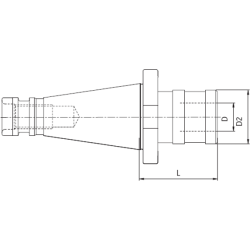 Патрон резьбонарезной DIN2080 ISO50 M./PORTAM./C/R H79 GR.2