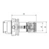 Патрон резьбонарезной HSK63/A M/PORTAM/C/R/RH110 GR.2