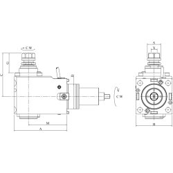 Головка резьбонарезная DW300-TDF65-20-72
