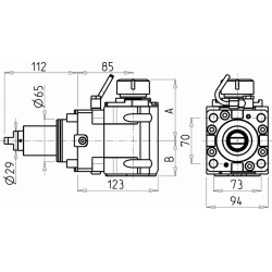 Головка сверлильно фрезерная DWO1130132 (DF65ER32H85)
