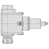 Головка сверлильно-фрезерная DW350-CW-DF75-40-60