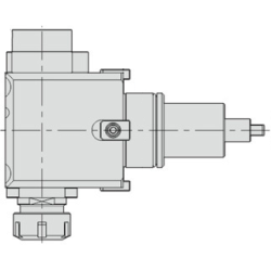Головка сверлильно-фрезерная DW700-CW-DF85-50-85